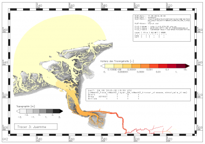 Varianz des Gehalts an Tracern aus der Jümme innerhalb des Analysezeitraums