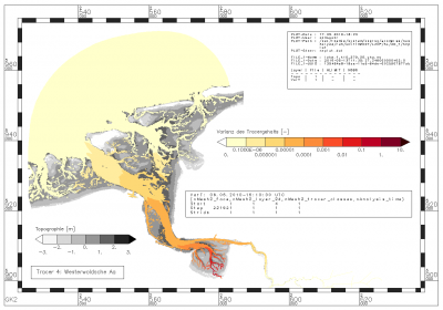 Varianz des Gehalts an Tracern aus der Westerwoldsche Aa innerhalb des Analysezeitraums