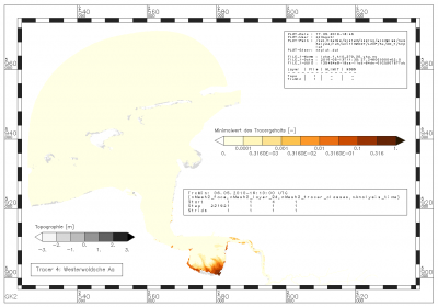 Niedrigster Wert des Gehalts an Tracern aus der Westerwoldsche Aa innerhalb des Analysezeitraums