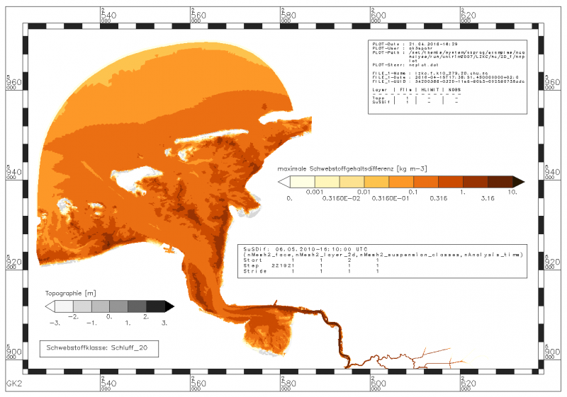 Maximale Schwebstoffgehaltsdifferenz innerhalb des Analysezeitraums