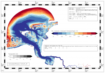 frequency with which the suspended sediment lies below the suspended sediment limit of 0.0208 kg/m**3