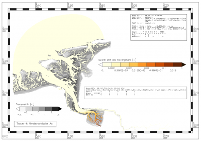 value of tracer from the Westerwoldsche Aa, which is not exceeded by 5% of the tracer values within the period of data analysis