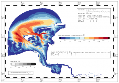 relative frequency with which the suspended sediment value is in the range between 0.031600 kg/m**3 and 0.100000 kg/m**3