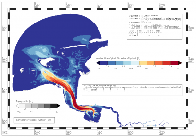 relative frequency with which the suspended sediment value is in the range between 0.100000 kg/m**3 and 0.316000 kg/m**3