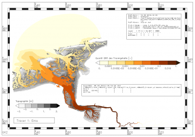 value of tracer from the Ems, which is not exceeded by 95% of the tracer values within the period of data analysis