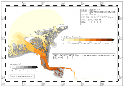 value of tracer from the Westerwoldsche Aa, which is not exceeded by 95% of the tracer values within the period of data analysis